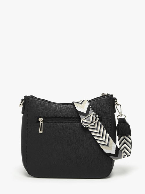 Sac bandoulière grained flora & co toile enduite - Kiabi