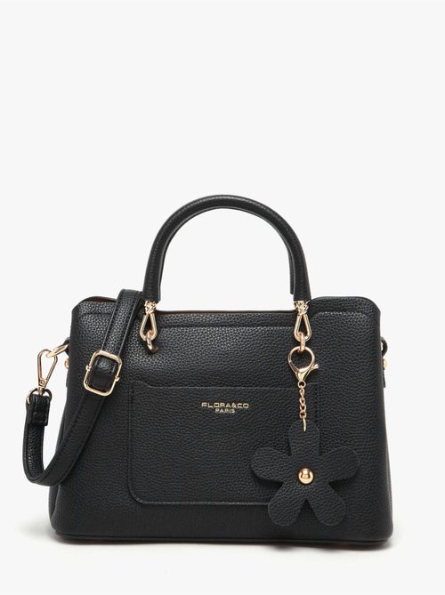 Sac bandoulière grained flora & co toile enduite - Kiabi