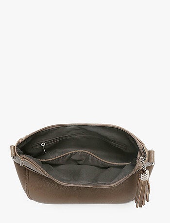 Sac bandoulière grained flora & co toile enduite