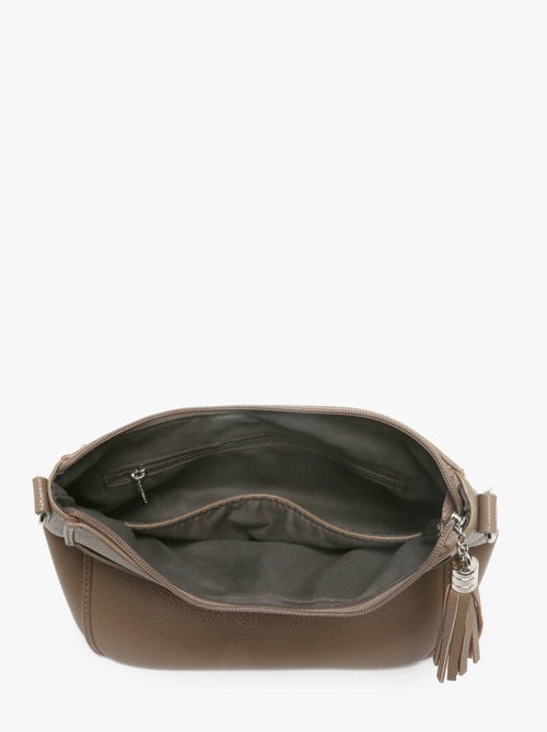 Sac bandoulière grained flora & co toile enduite - Kiabi