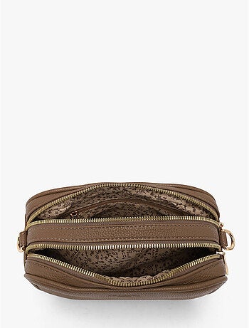 Sac bandoulière grained flora & co toile enduite