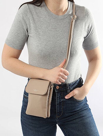 Sac Bandoulière Grained Miniprix Toile Enduite