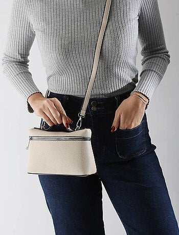 Sac Bandoulière Grained Miniprix Toile Enduite