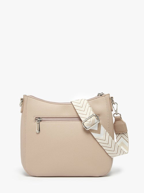 Sac Bandoulière Grained Miniprix Toile Enduite - Kiabi