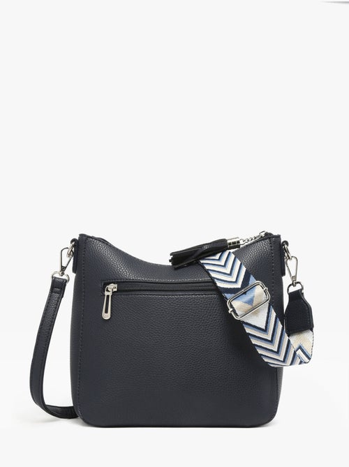 Sac Bandoulière Grained Miniprix Toile Enduite - Kiabi