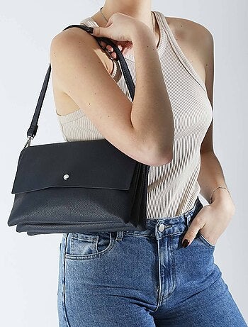 Sac Bandoulière Grained Miniprix Toile Enduite