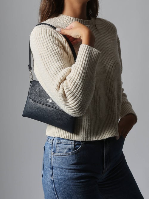 Sac Bandoulière Grained Miniprix Toile Enduite - Kiabi