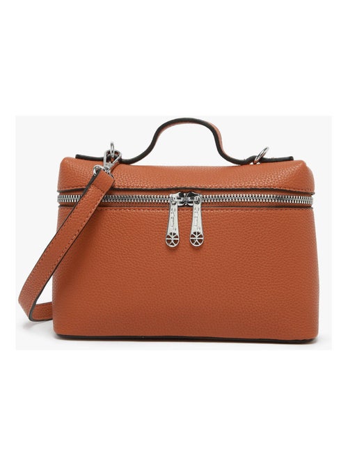 Sac Bandoulière Grained Miniprix Toile Enduite - Kiabi