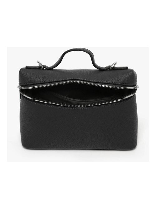 Sac Bandoulière Grained Miniprix Toile Enduite - Kiabi