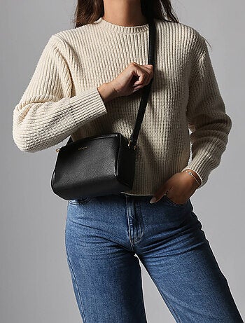 Sac Bandoulière Grained Miniprix Toile Enduite