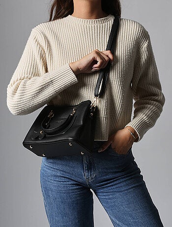 Sac Bandoulière Grained Miniprix Toile Enduite