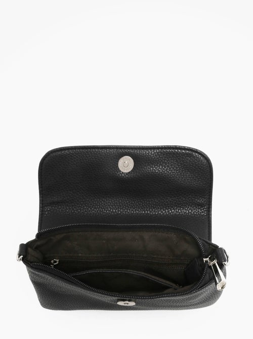Sac Bandoulière Grained Miniprix Toile Enduite - Kiabi