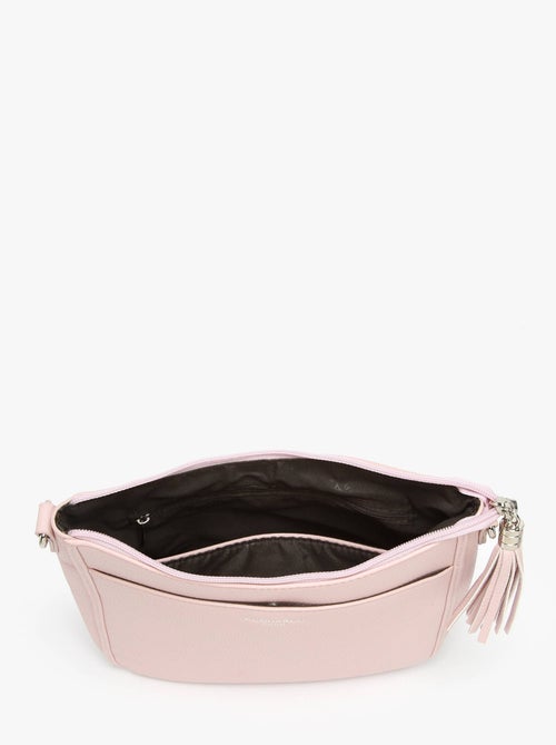 Sac Bandoulière Grained Miniprix Toile Enduite - Kiabi