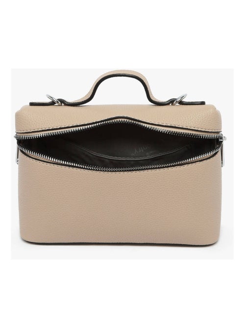 Sac Bandoulière Grained Miniprix Toile Enduite - Kiabi