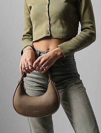 Sac Bandoulière Grained Miniprix Toile Enduite