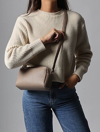 Sac Bandoulière Grained Miniprix Toile Enduite