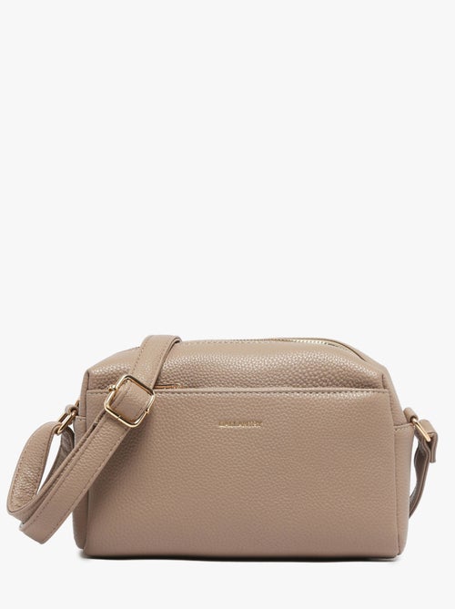 Sac Bandoulière Grained Miniprix Toile Enduite - Kiabi