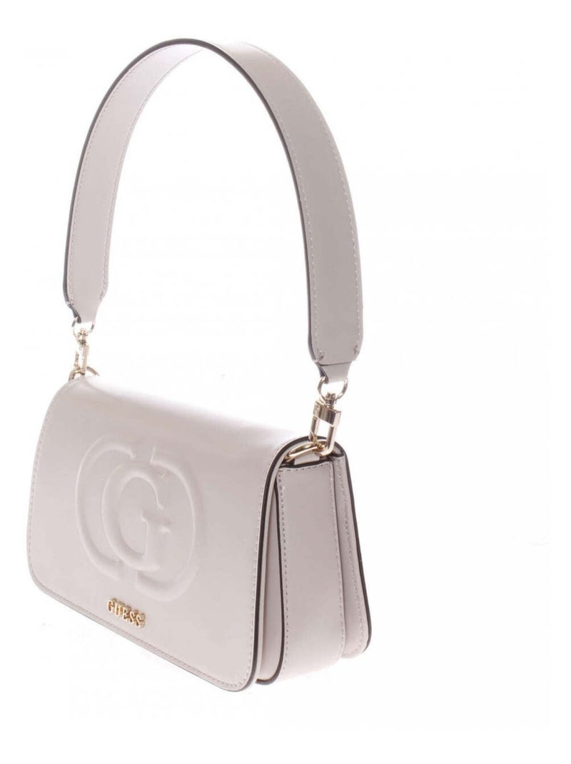 Sac Bandoulière Guess Eco Mietta Sml Socie Stone Beige - Kiabi