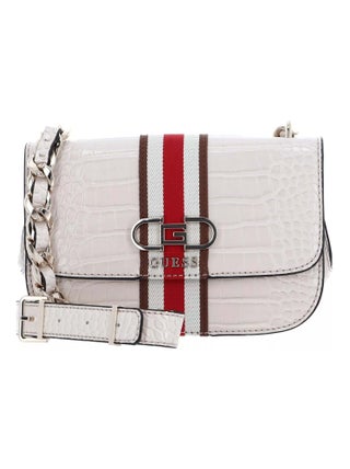 Sac Bandoulière Guess Nelka Box Satchel Stone CG93720