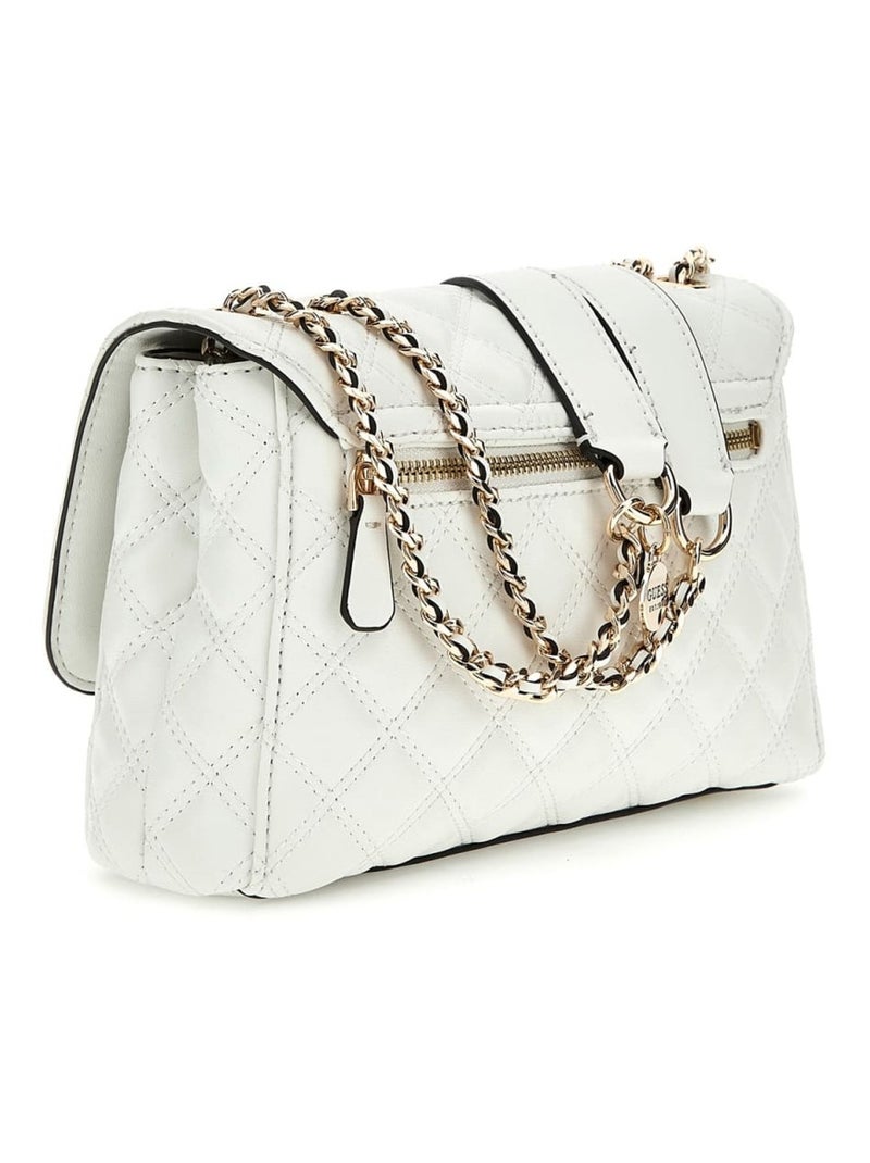 Sac Bandoulière Guess Spark Micro Mini White QG874820 Blanc - Kiabi