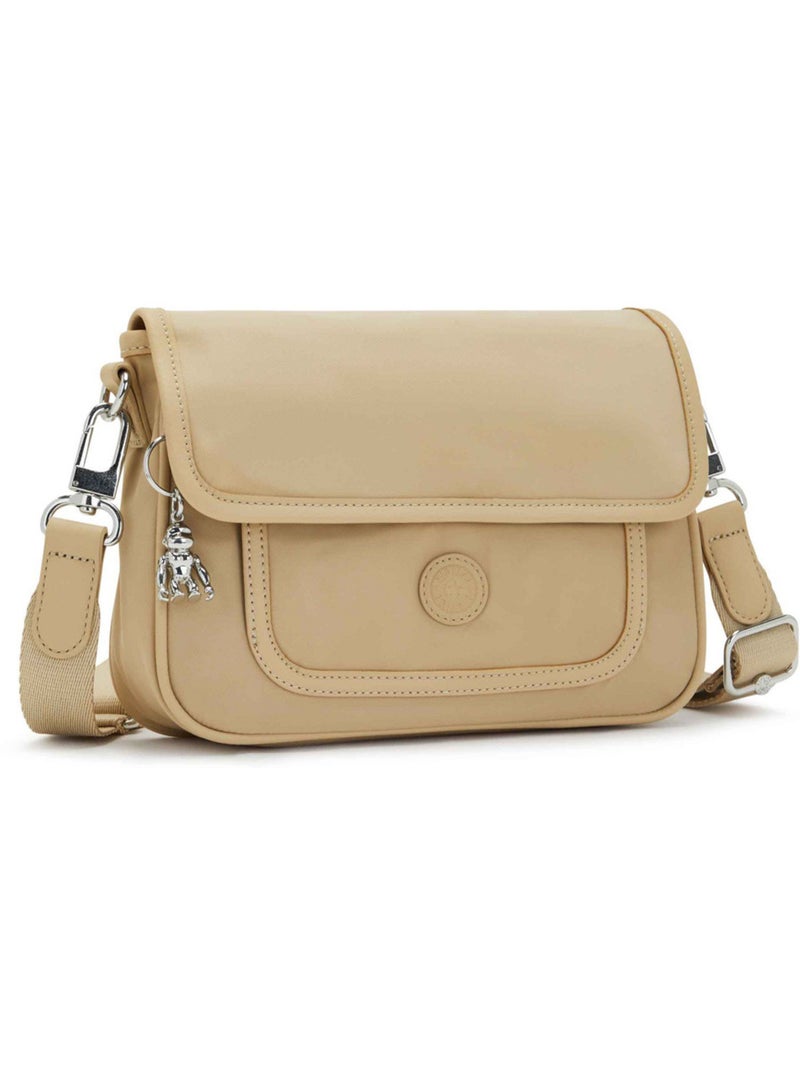 Sac bandoulière – INAKI avec bretelle amovible – Kipling Beige - Kiabi
