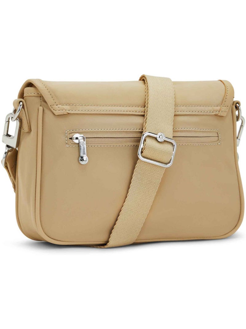 Sac bandoulière – INAKI avec bretelle amovible – Kipling Beige - Kiabi