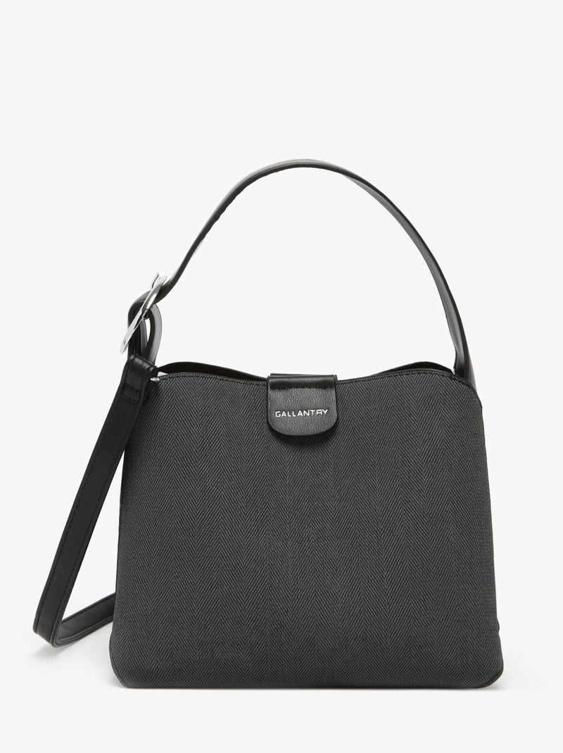 Sac Bandoulière Italy Miniprix Synthetique Noir - Kiabi