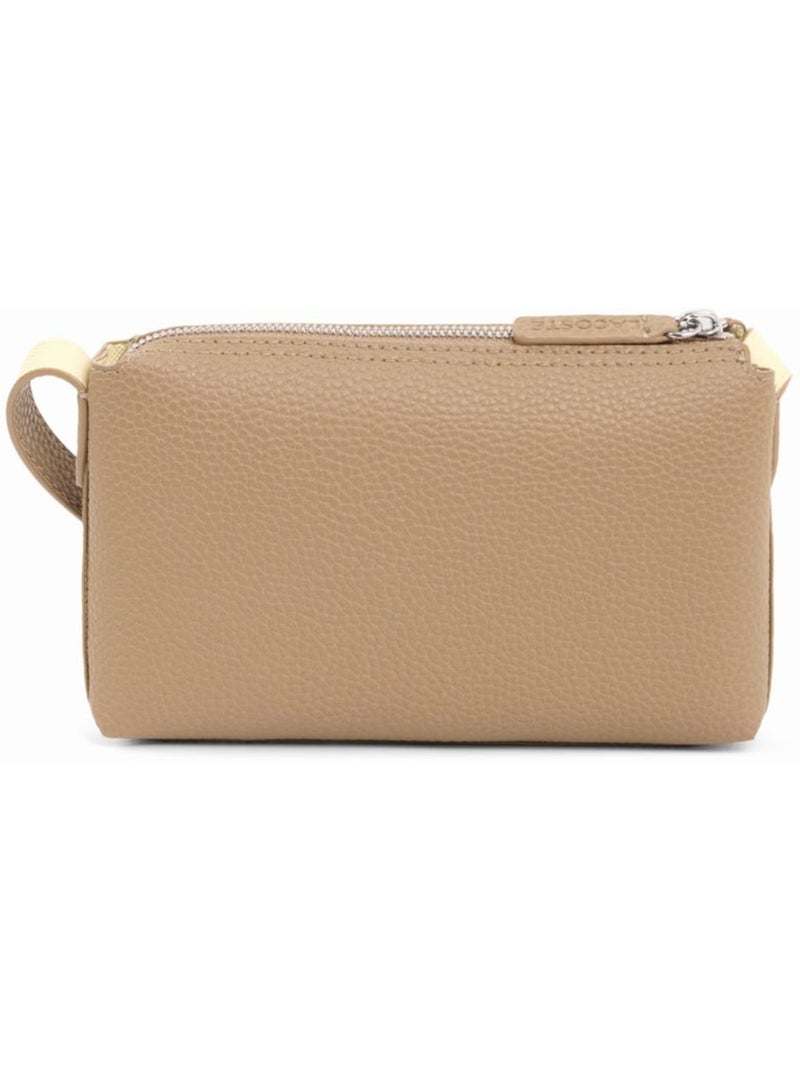 Sac bandouliere Lacoste Anna Camel - Kiabi