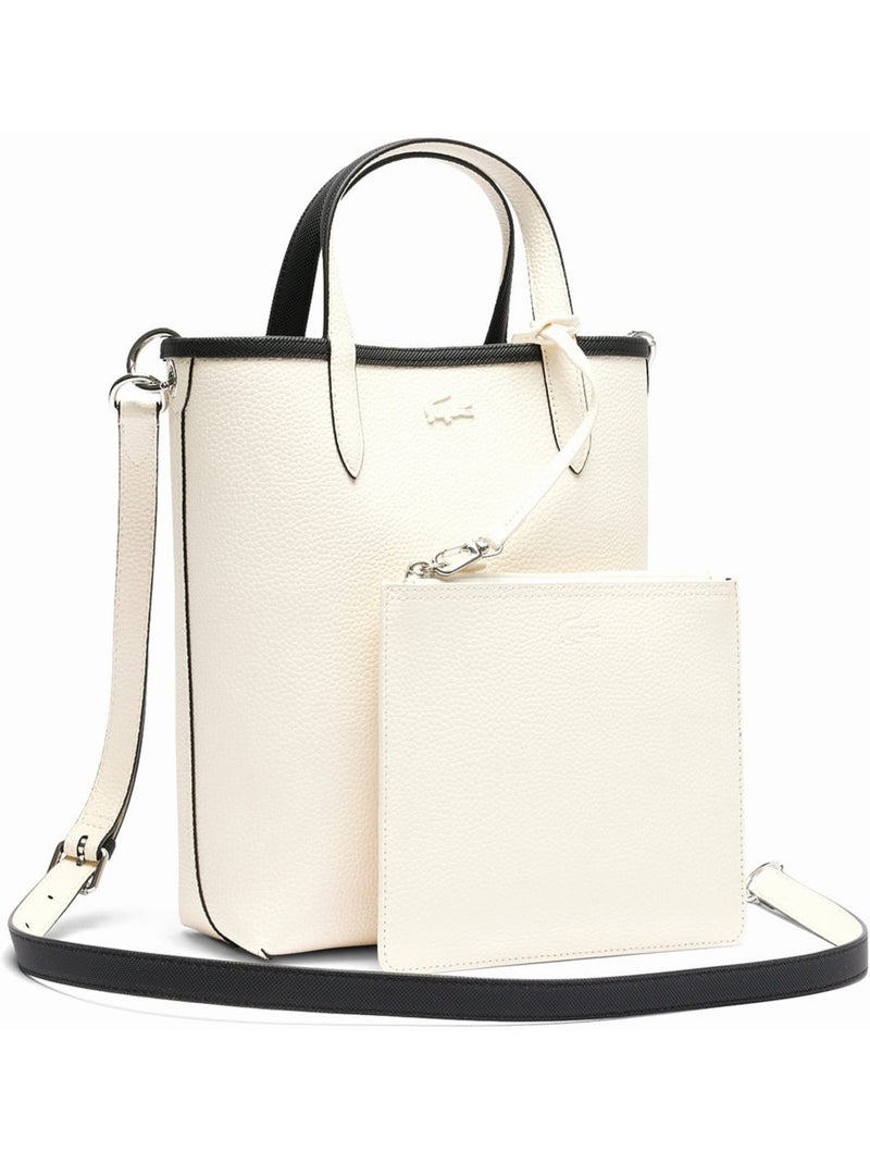 Sac bandouliere Lacoste Anna Noir Blanc - Kiabi