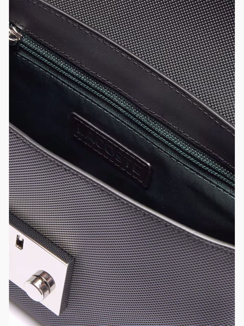 Sac bandouliere Lacoste Daily city Noir - Kiabi