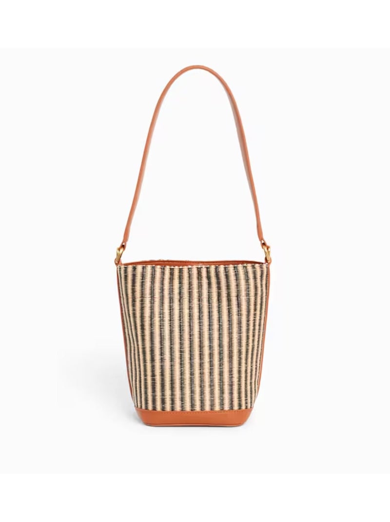 Sac bandouliere Lacoste Tennis bliss Camel/Multicolore - Kiabi