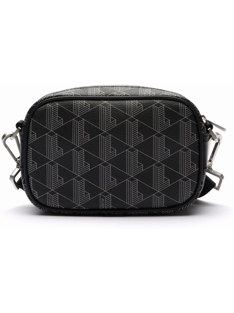 Sac bandouliere Lacoste The blend Gris Noir - Kiabi