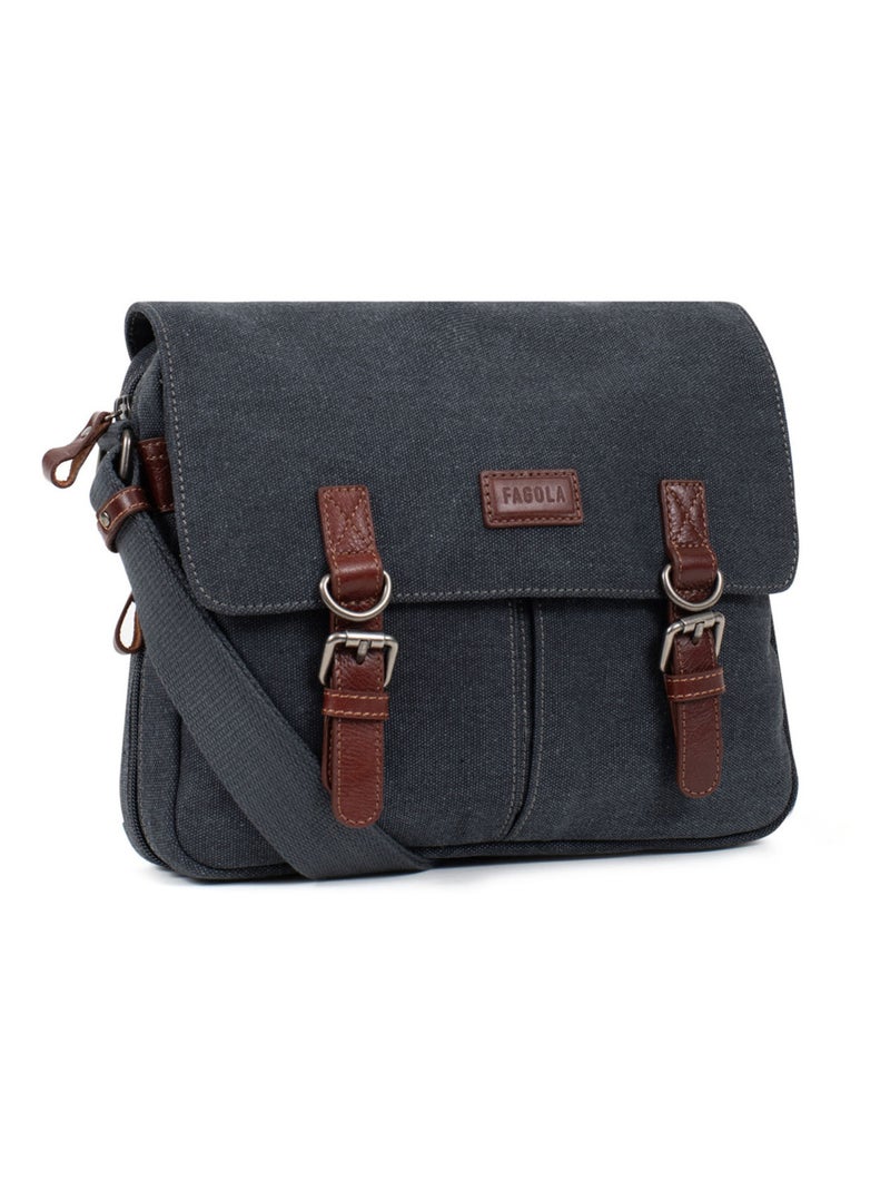 Sac bandoulière  léo | fagola Bleu marine - Kiabi