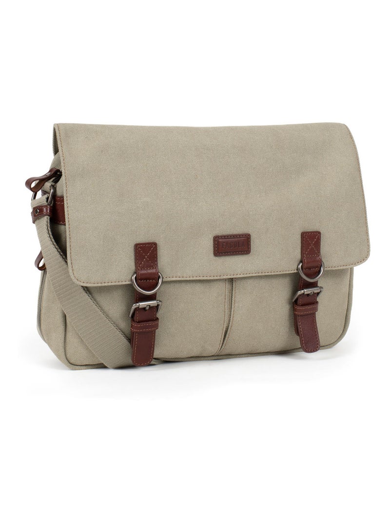 Sac bandoulière  léo | fagola Gris moyen - Kiabi