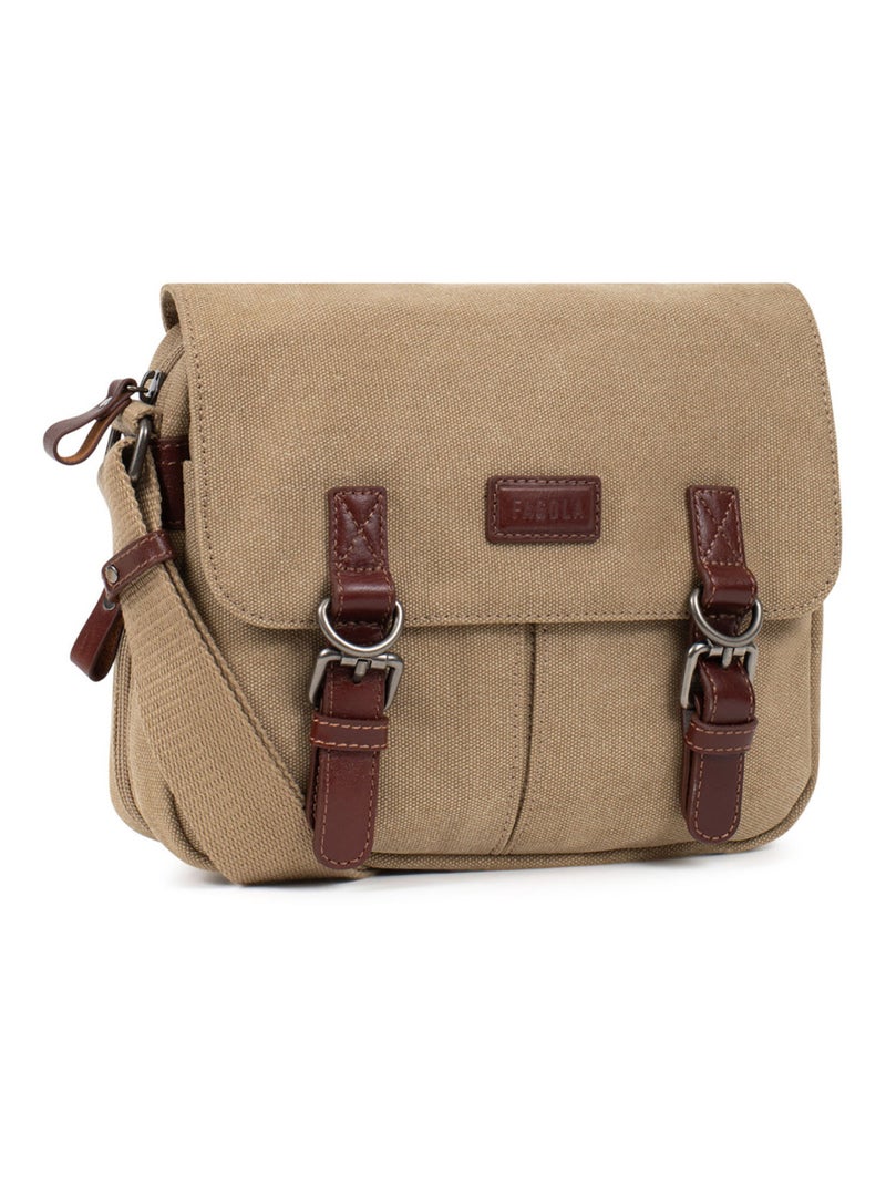 Sac bandoulière  léo | fagola Sable - Kiabi