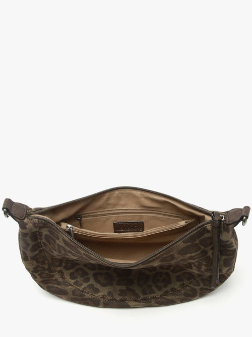 Sac Bandoulière Leopard Miniprix Toile Enduite - Kiabi