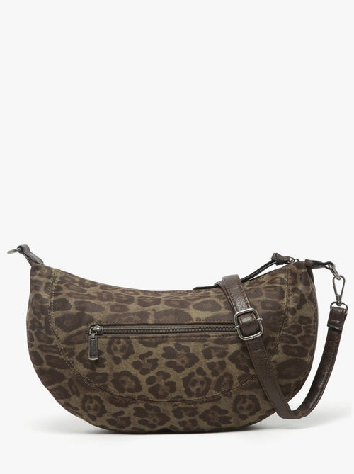 Sac Bandoulière Leopard Miniprix Toile Enduite - Kiabi