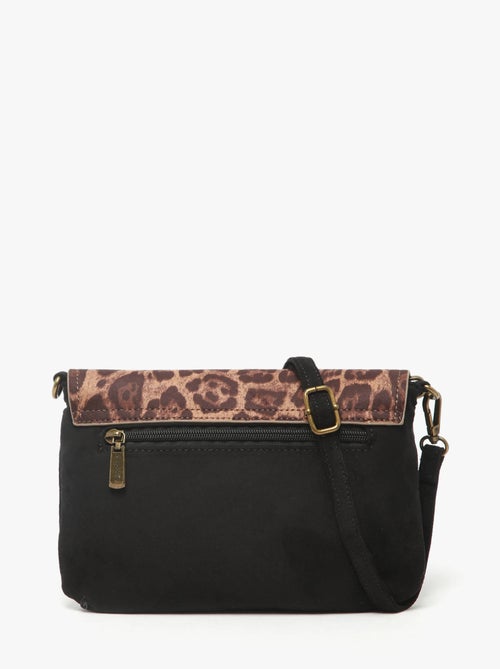 Sac Bandoulière Leopard Miniprix Toile Enduite - Kiabi