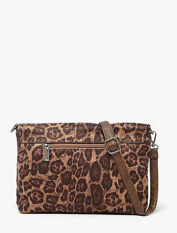 Sac Bandoulière Leopard Miniprix Toile Enduite
