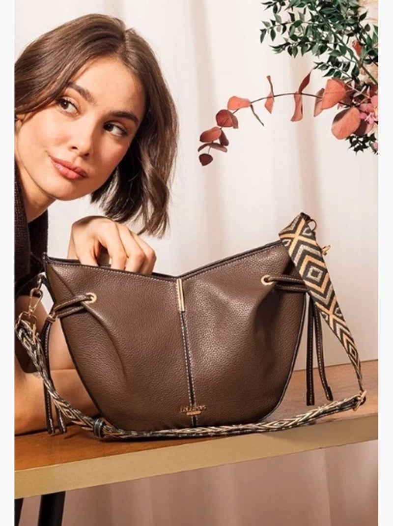 Sac bandouliere lollipops taloum Marron - Kiabi