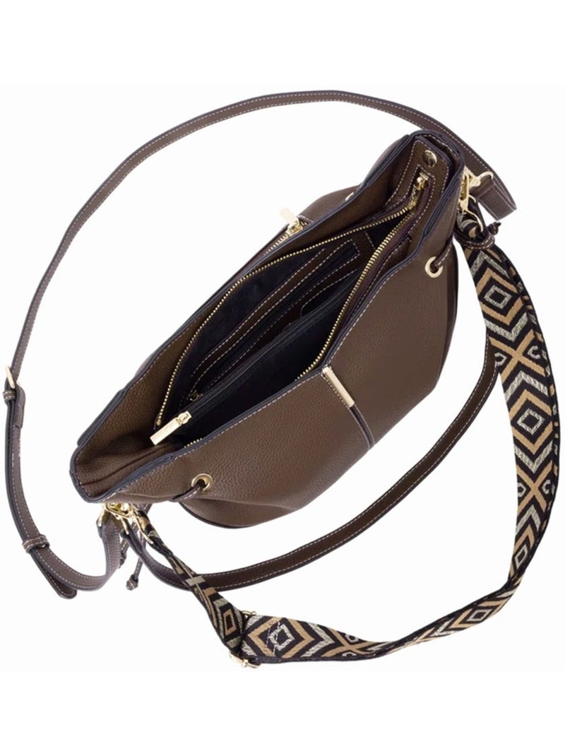 Sac bandouliere lollipops taloum Marron - Kiabi