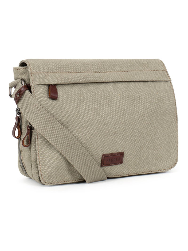 Sac bandoulière  luc | fagola Gris moyen - Kiabi