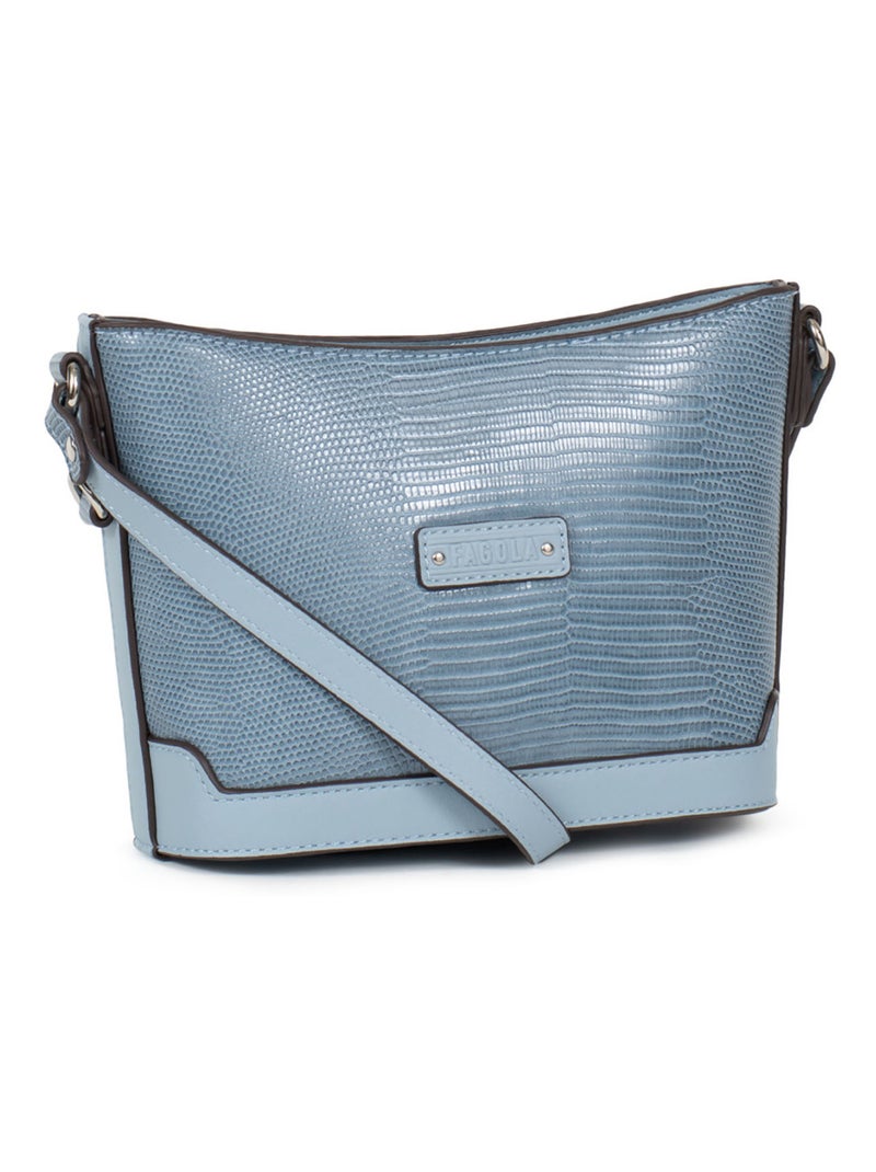 Sac bandoulière  maria | fagola Bleu clair - Kiabi