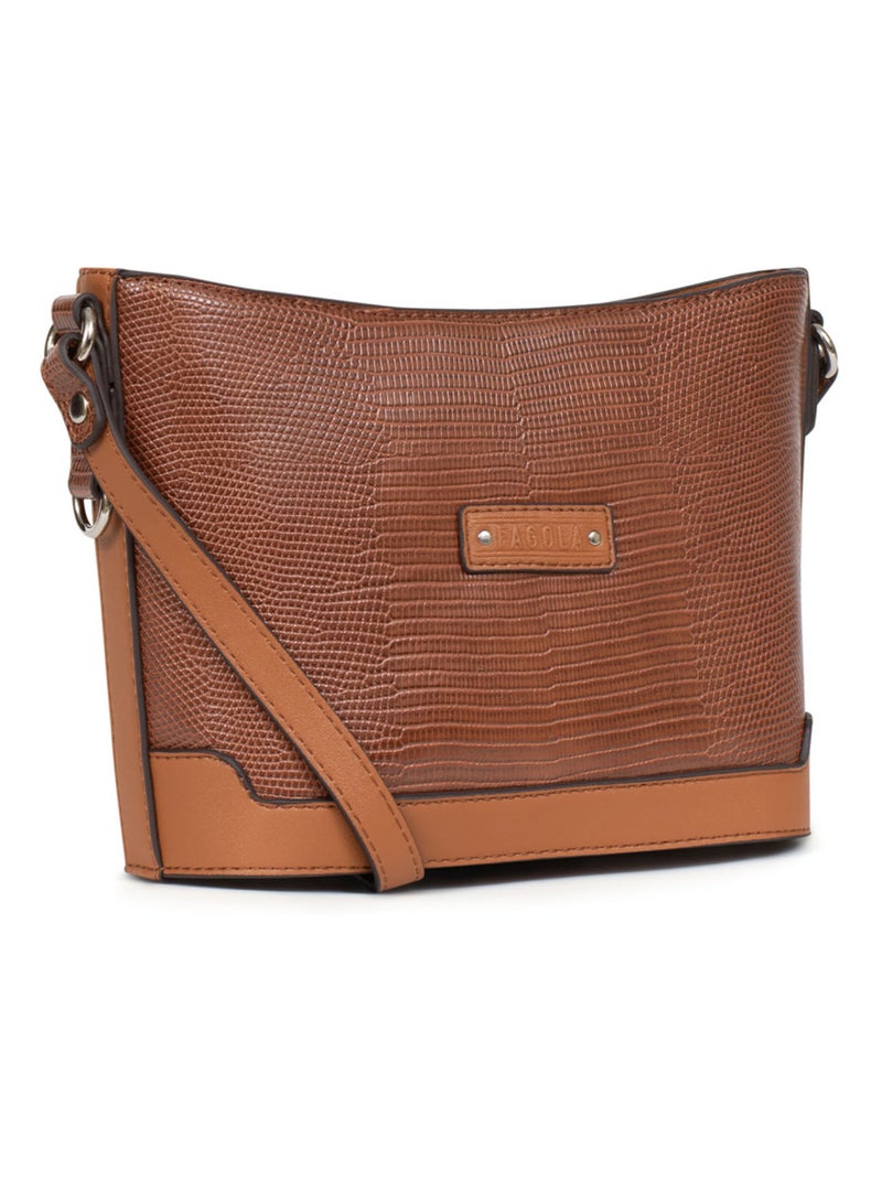 Sac bandoulière  maria | fagola Cognac - Kiabi