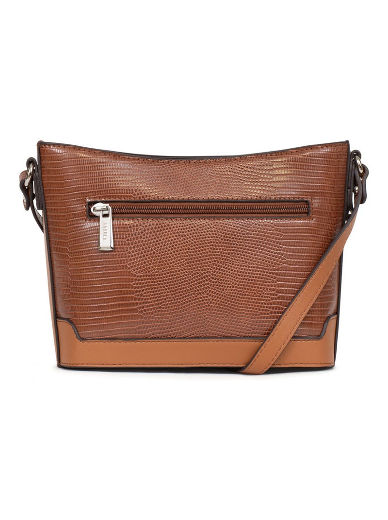 Sac bandoulière  maria | fagola Cognac - Kiabi