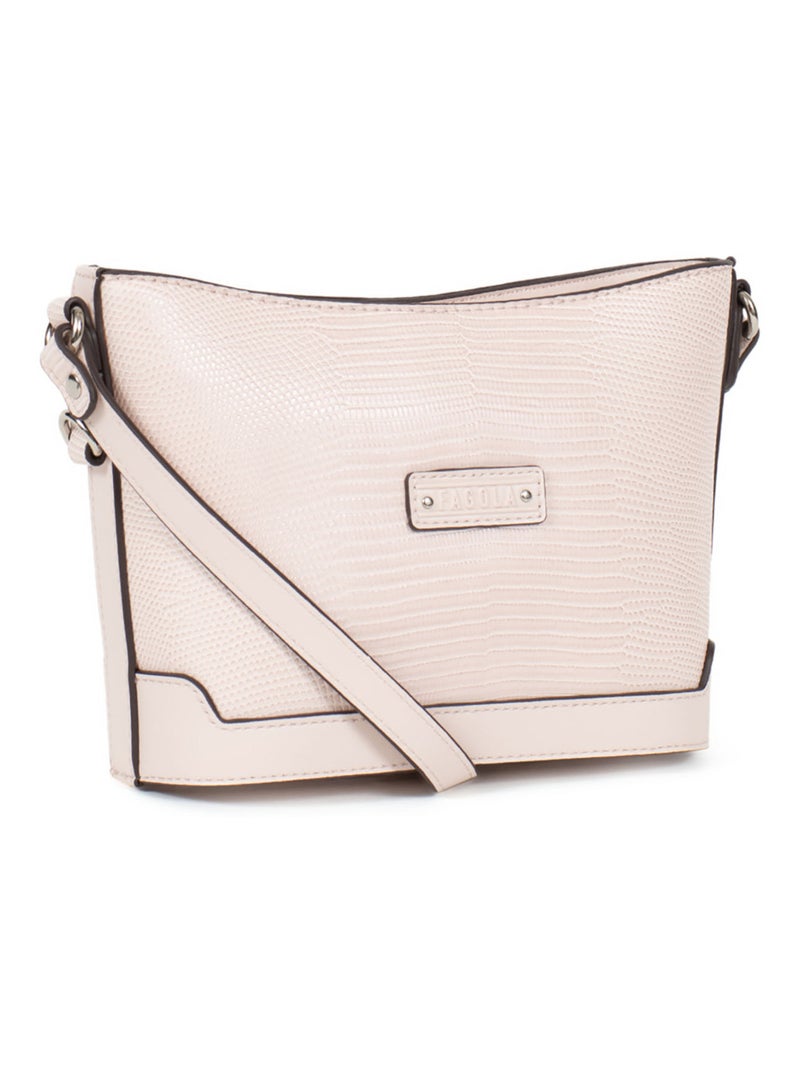 Sac bandoulière  maria | fagola Rose pâle - Kiabi
