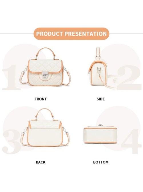 Sac bandoulière matelassé losanges double fermeture 21x15x9 cm - miss lulu - Kiabi Sac bandoulière matelassé losanges double fermeture 21x15x9 cm - miss lulu - Kiabi