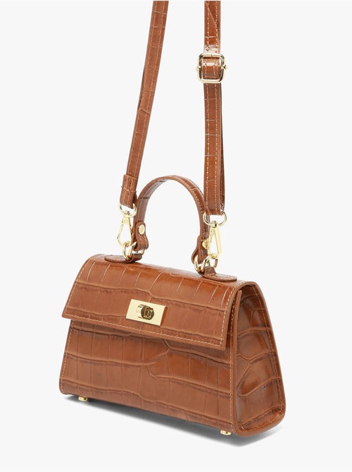 Sac bandoulière milano cuir de vachette - Kiabi Sac bandoulière milano cuir de vachette - Kiabi