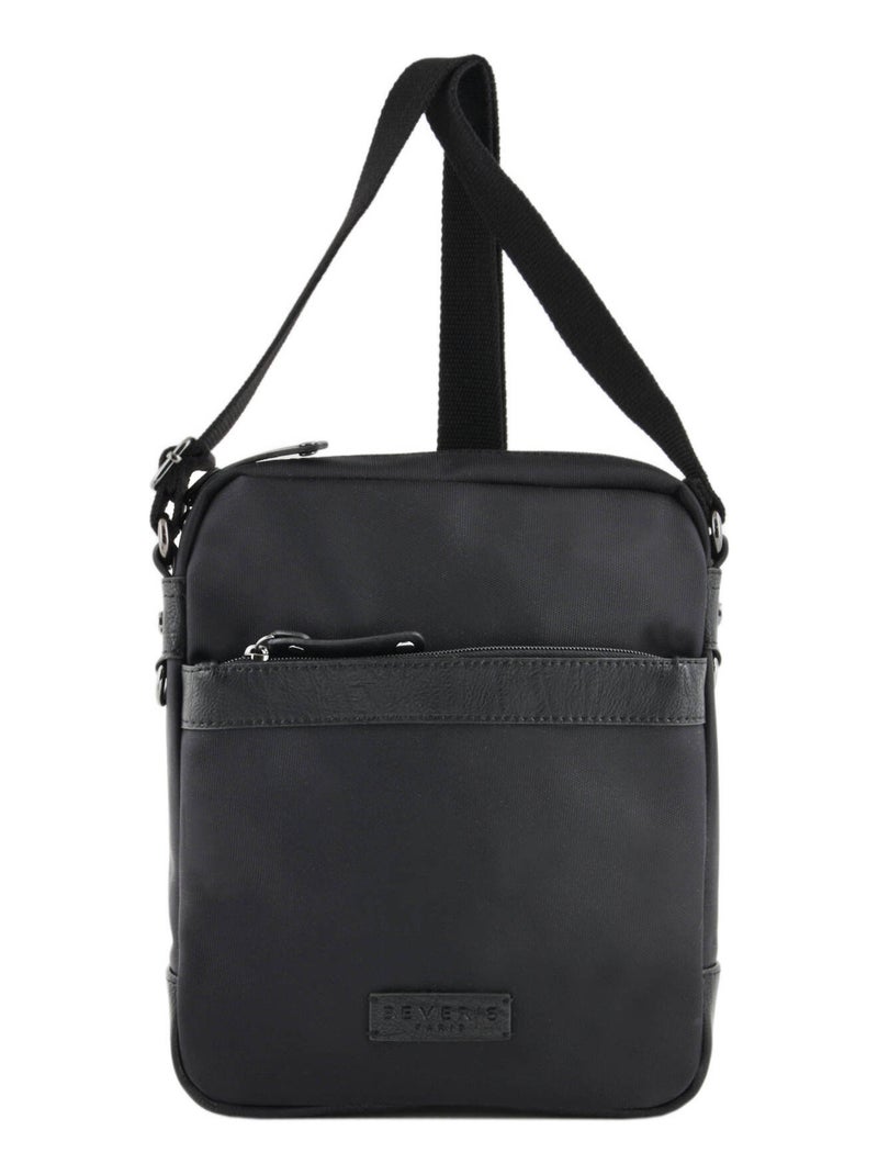 Sac Bandoulière Miniprix Nylon Garni Synthetique Noir Noir - Kiabi