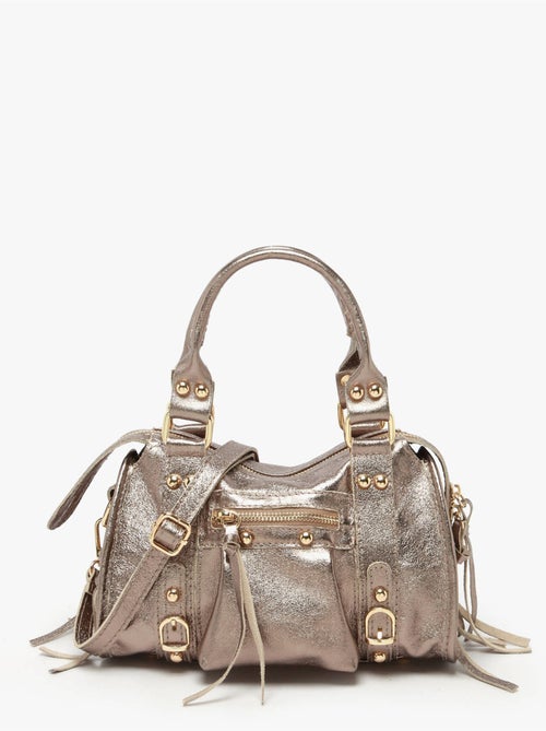 Sac bandoulière nine cuir milano cuir de vachette - Kiabi